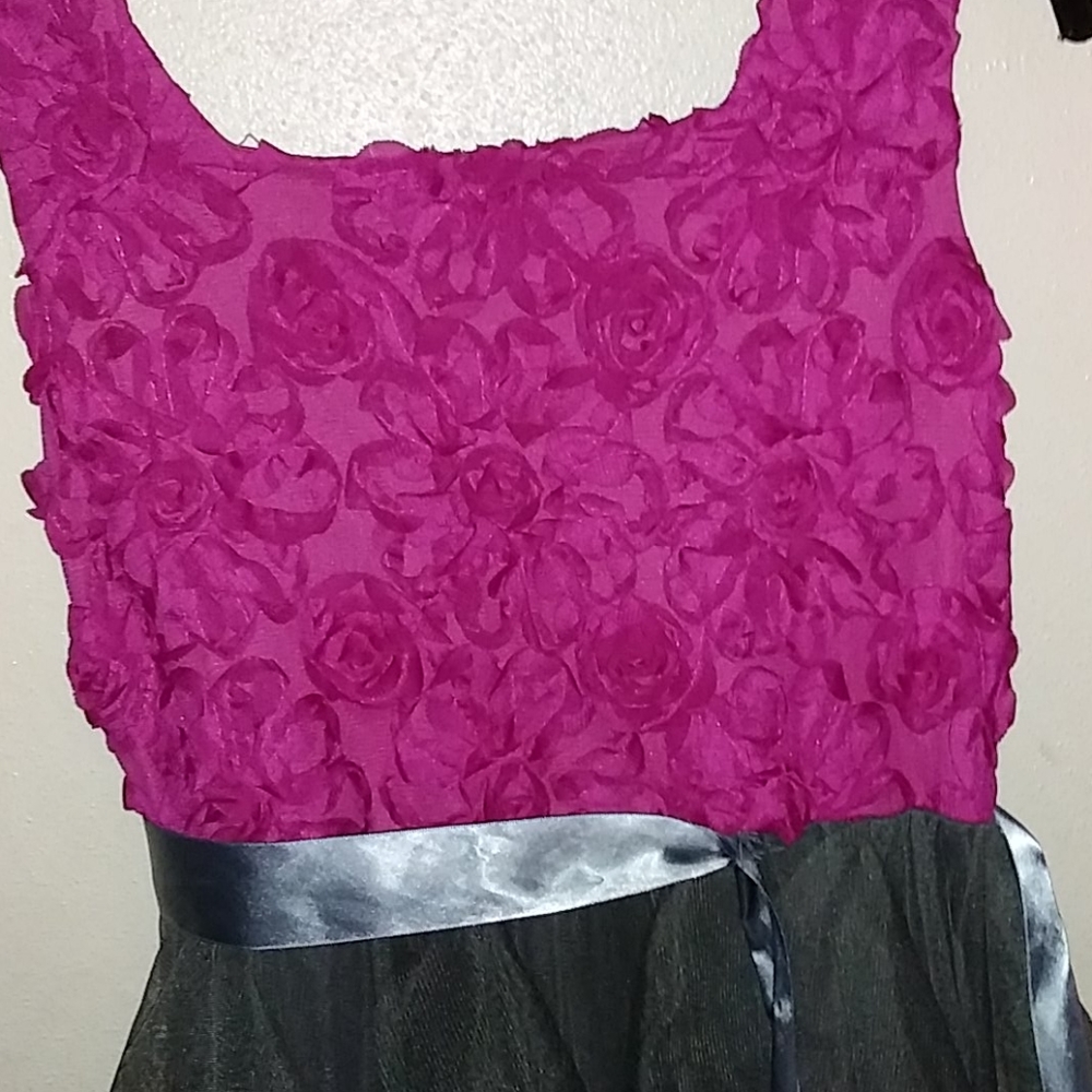 Pink  and gray dress